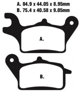 Jeu de plaquettes de frein PREMIER Kevlar_1