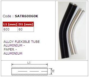 Tube BMC aluminium flexible renforcé 60x600_1