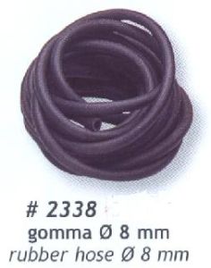 benzine slang rubber zwart diam. 8mm, lengte 5meters
