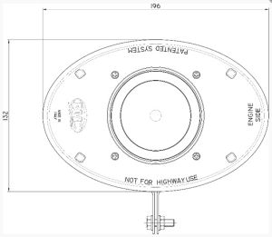 Boitier admission carbone ovale OTA pour Focus II RS_1