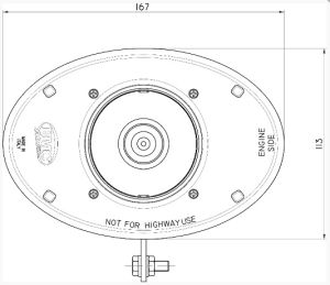 Boitier admission carbone ovale OTA pour SEAT Ibiza_1