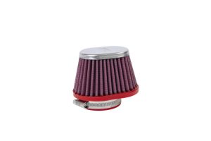 Conisch luchtfilter carburator moto BMC chroom centraal 50mm